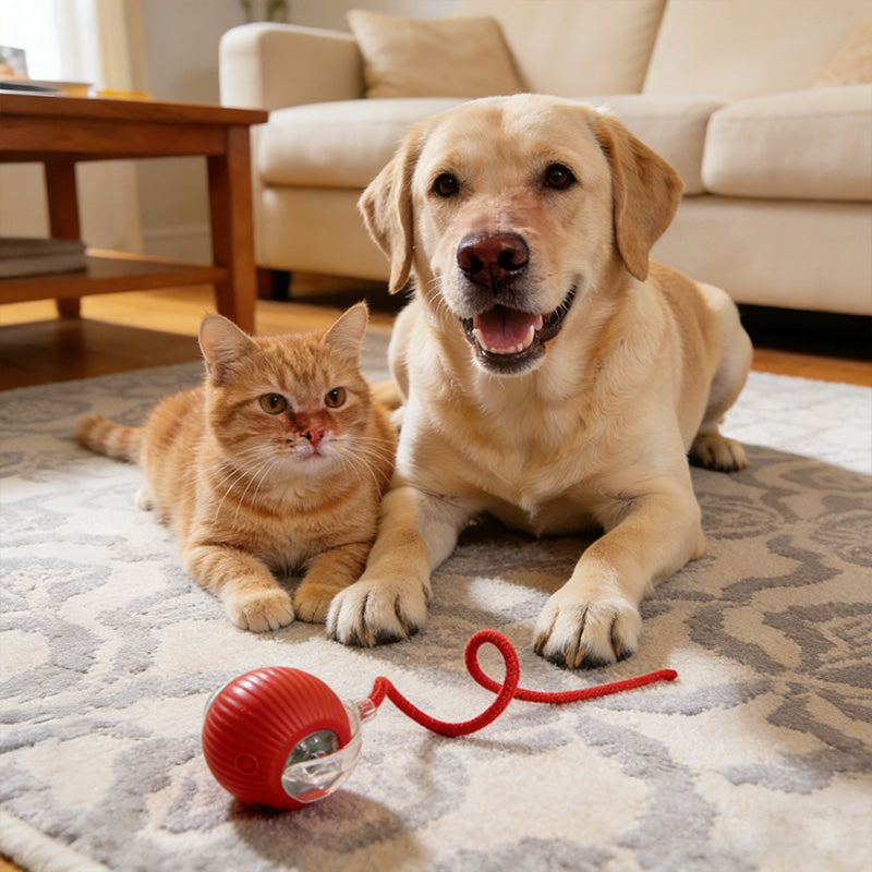 Smart automatic pet toy electric ball