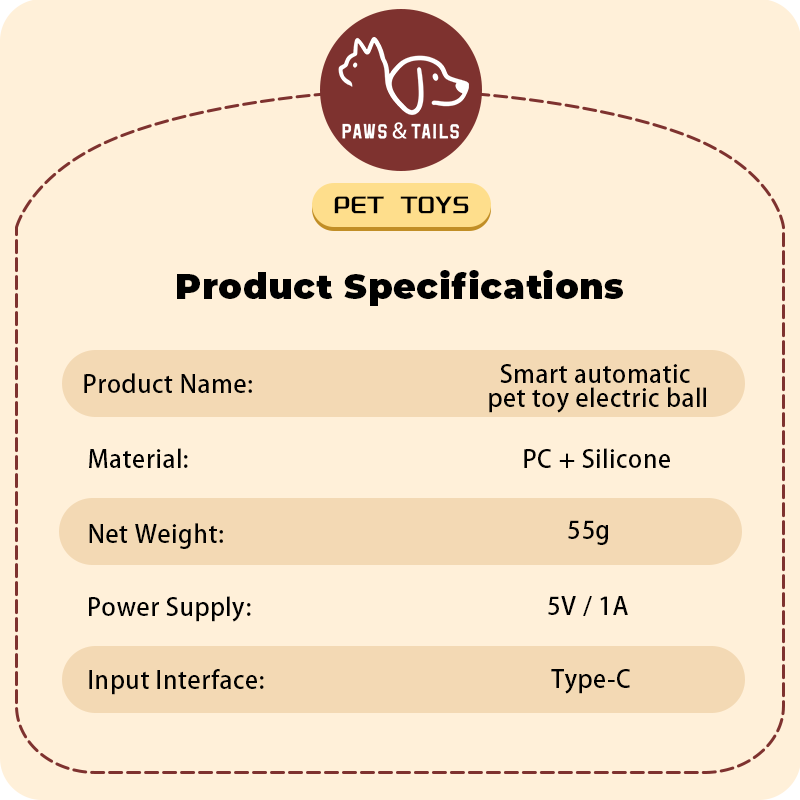 Smart automatic pet toy electric ball